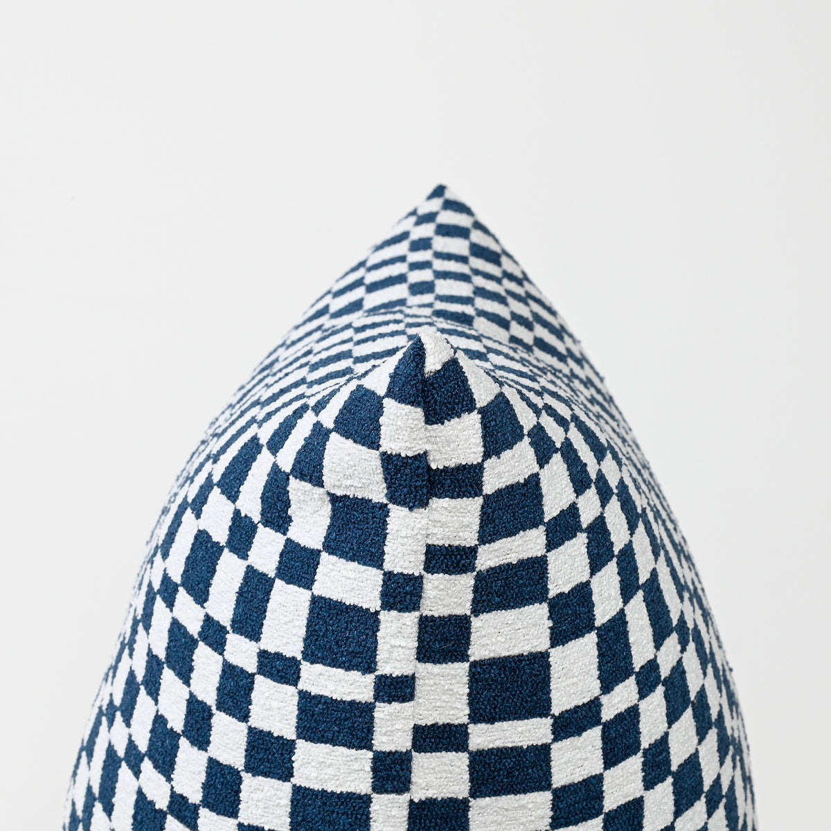 Blocks In Blue - Fabric Cushion - 55 X 55