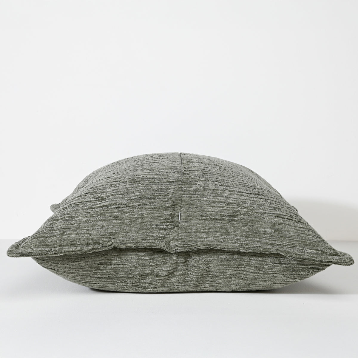Ruffled Sage - Fabric Cushion - 55 X 55